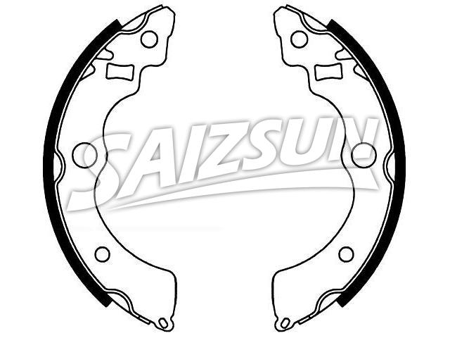 刹车蹄片 Brake Shoe Set:43153-S2K-004