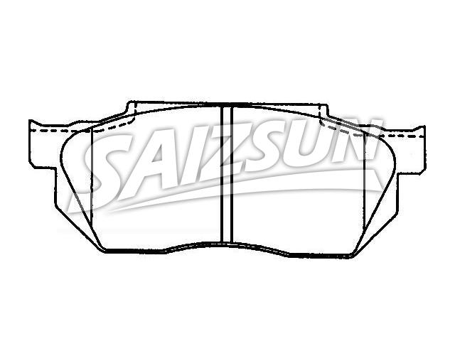 刹车片 Brake Pad Set:45022-SH3-903