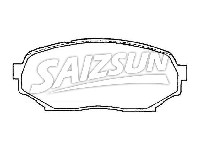 刹车片 Brake Pad Set:8-94365-981-1