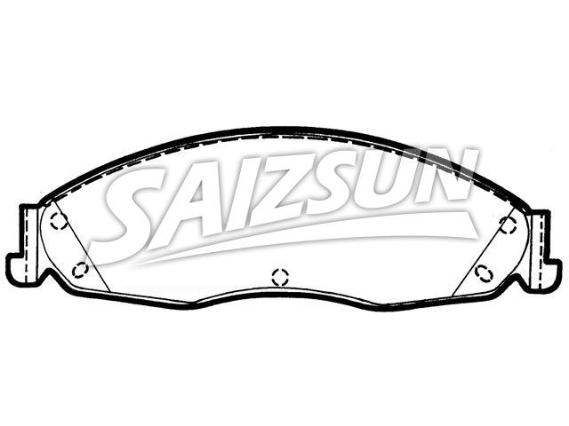 刹车片 Brake Pad Set:88959947