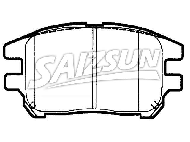 刹车片 Brake Pad Set:04465-48040