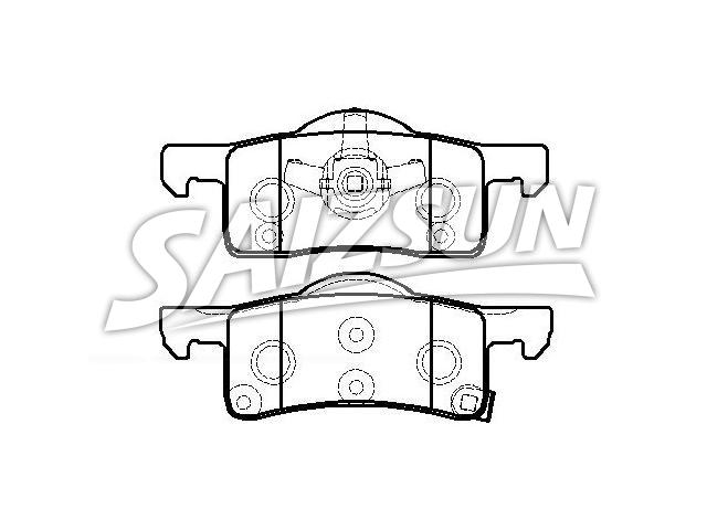 刹车片 Brake Pad Set:2LIZ-2200-AA
