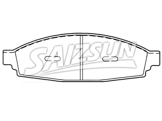 刹车片 Brake Pad Set:2C5Z-2001-AA