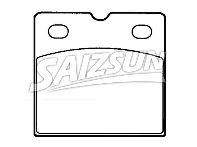 刹车片 Brake Pad Set:C2C13800