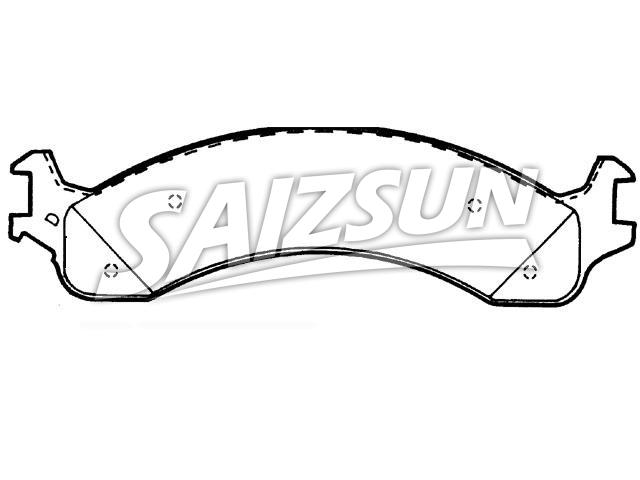 刹车片 Brake Pad Set:5015254AB
