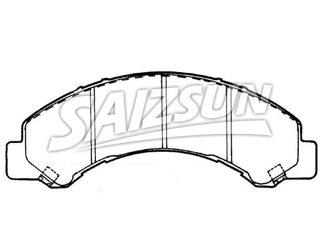 刹车片 Brake Pad Set:8-97168-633-0