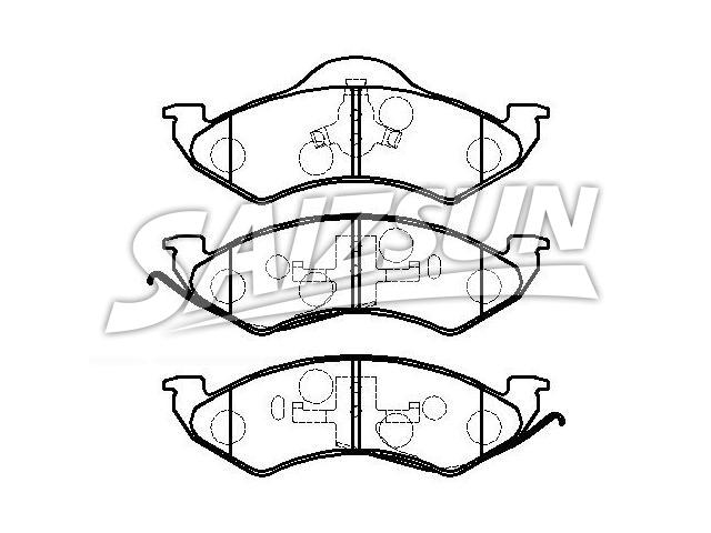 刹车片 Brake Pad Set:5003797AB