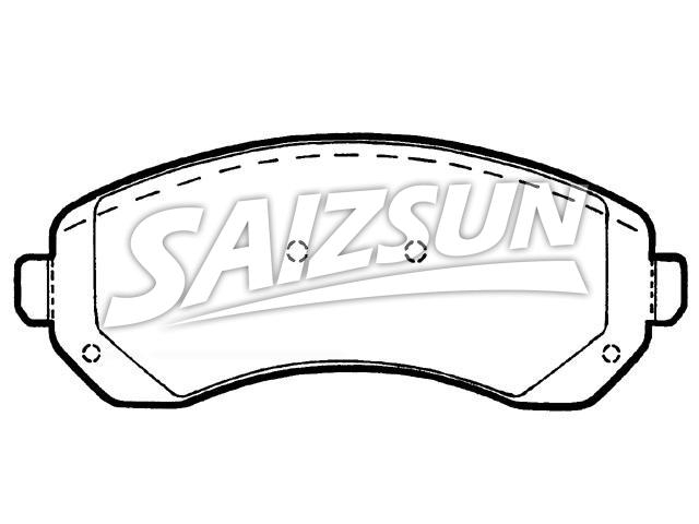 刹车片 Brake Pad Set:10434258