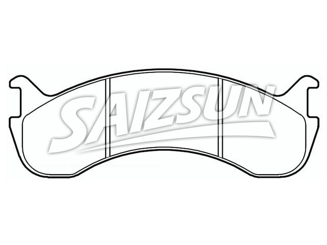 刹车片 Brake Pad Set:2501841C91