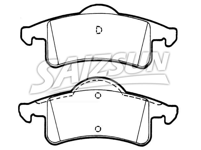 刹车片 Brake Pad Set:5011970AA