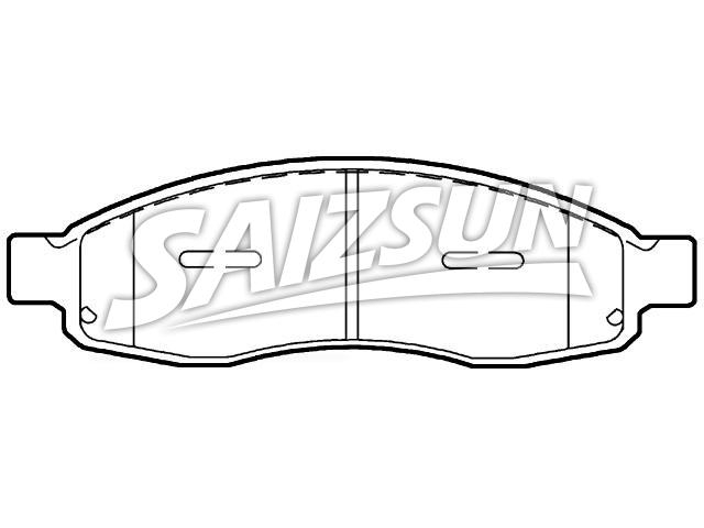 刹车片 Brake Pad Set:41080-75025