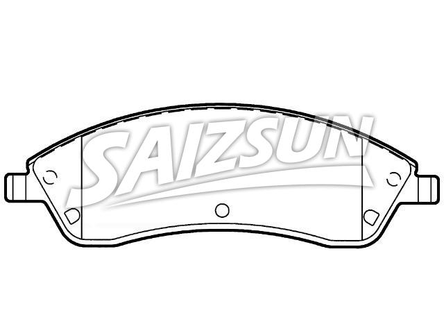 刹车片 Brake Pad Set:18047994