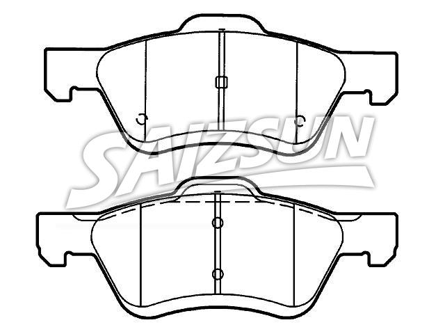 刹车片 Brake Pad Set:5L8Z-2001-AA