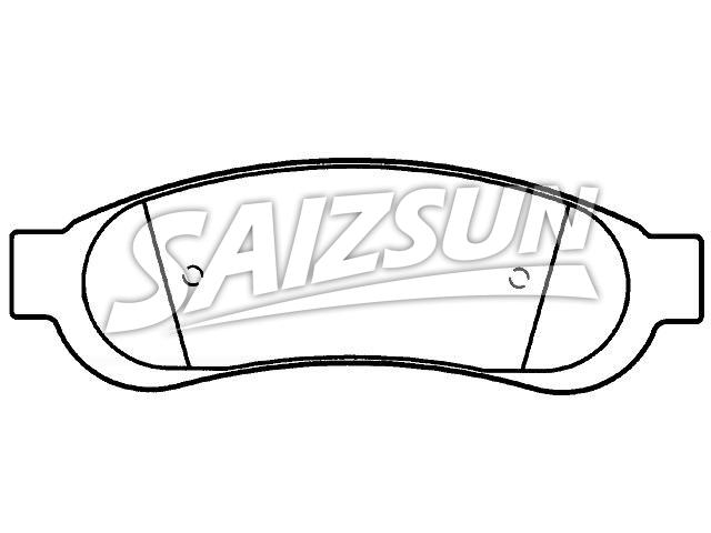 刹车片 Brake Pad Set:5C3Z-2200-BA