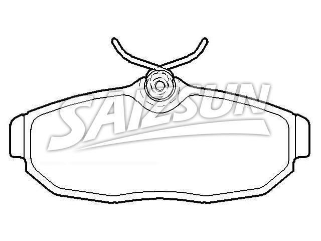 刹车片 Brake Pad Set:5R3Z-2200-AA