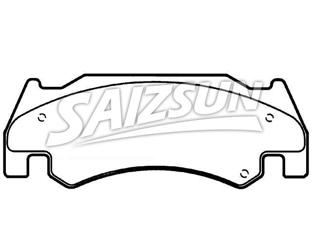 刹车片 Brake Pad Set:5143402AA