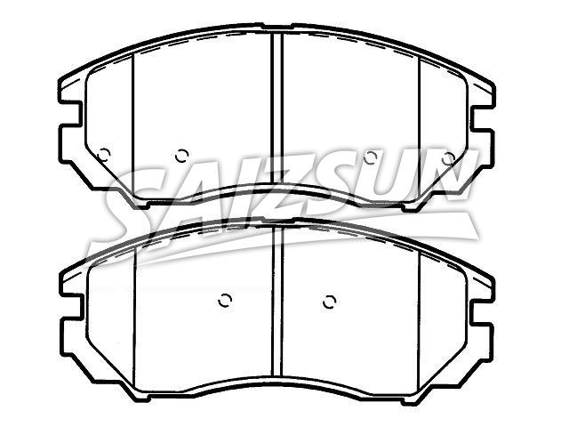刹车片 Brake Pad Set:58101-2CA00
