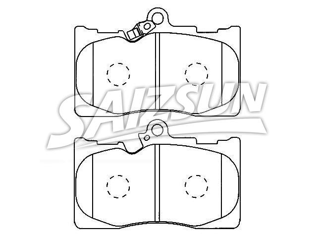 刹车片 Brake Pad Set:04465-30410