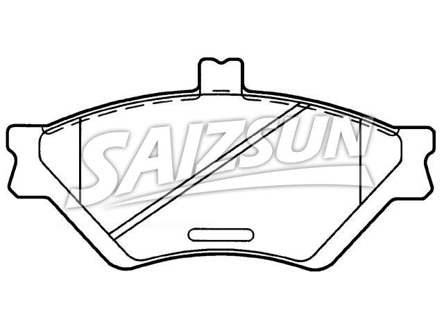 刹车片 Brake Pad Set:F5AZ-2001-A