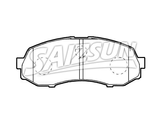 刹车片 Brake Pad Set:04491-87506-000