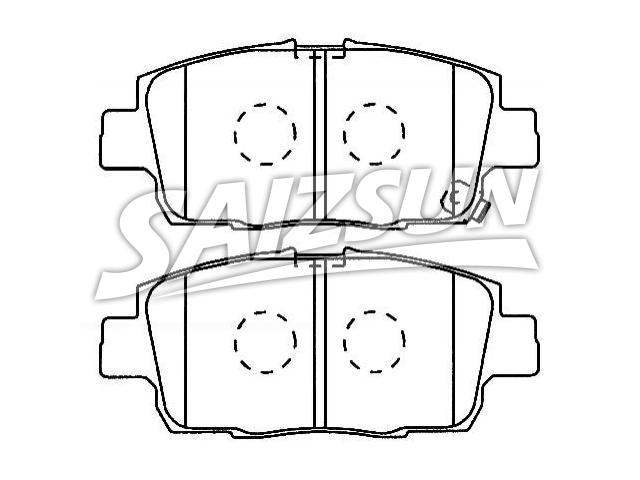 刹车片 Brake Pad Set:04465-52210