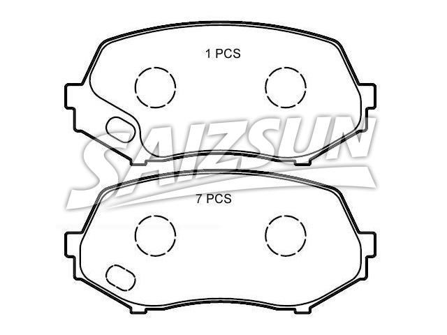 刹车片 Brake Pad Set:AN-701K