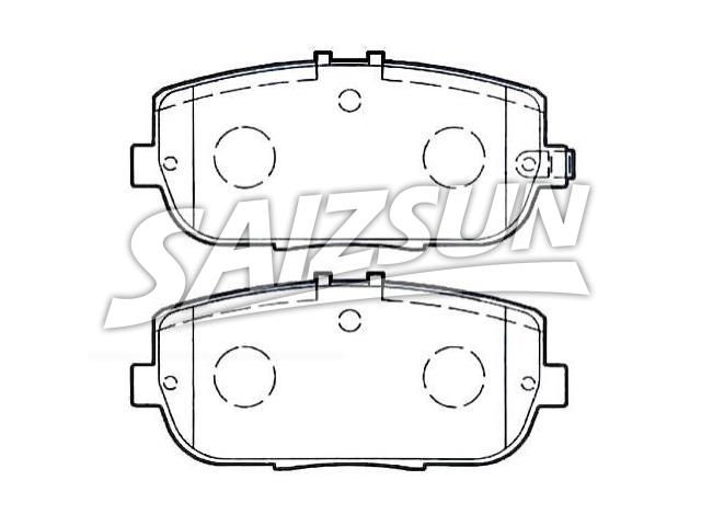 刹车片 Brake Pad Set:NFY7-24-46Z