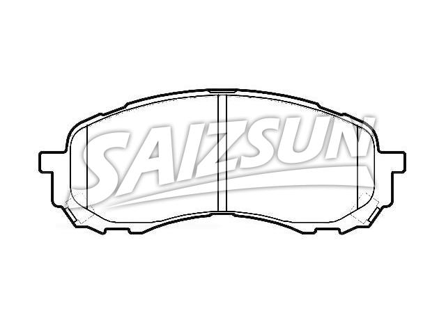 刹车片 Brake Pad Set:26296-AE150