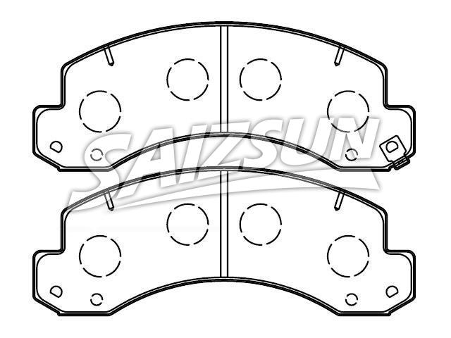 刹车片 Brake Pad Set:04465-37020