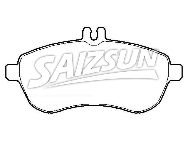 刹车片 Brake Pad Set:007 420 55 20