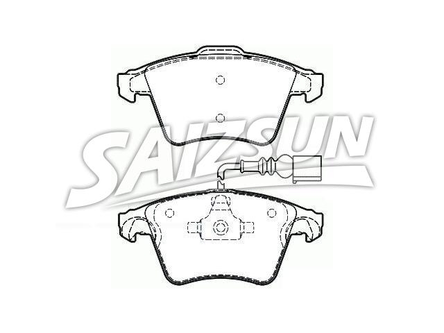 刹车片 Brake Pad Set:7L6 698 151 B