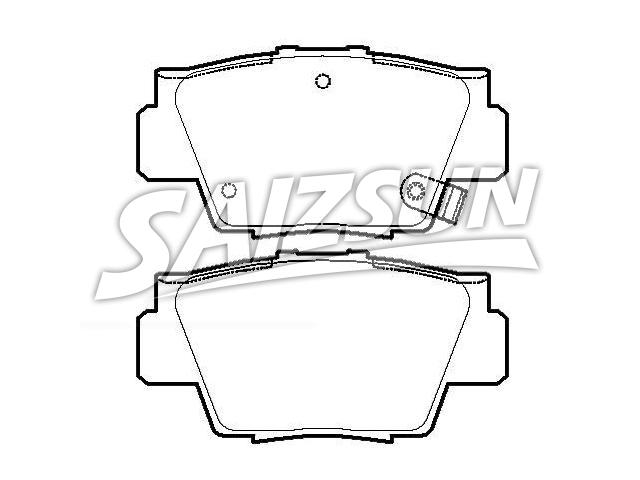 刹车片 Brake Pad Set:43022-SL0-E50