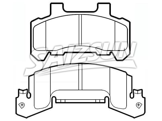 刹车片 Brake Pad Set:12321421
