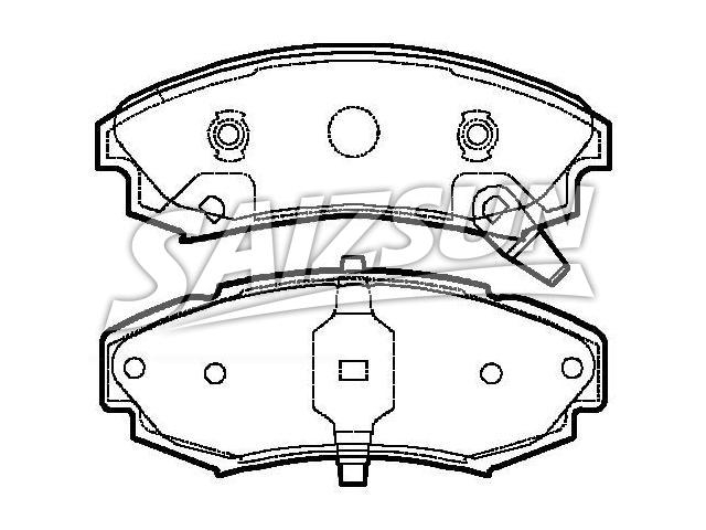 刹车片 Brake Pad Set:12321440