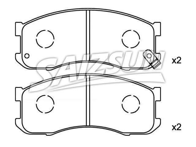 刹车片 Brake Pad Set:MC112105