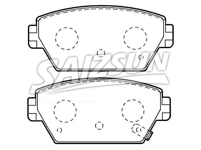 刹车片 Brake Pad Set:MR389568