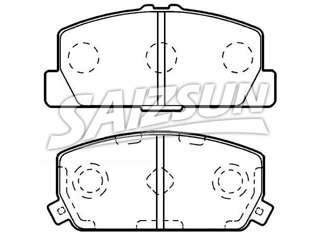 刹车片 Brake Pad Set:MR235055