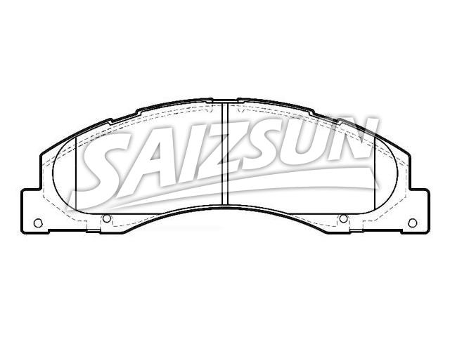刹车片 Brake Pad Set:8C2Z-2001-C