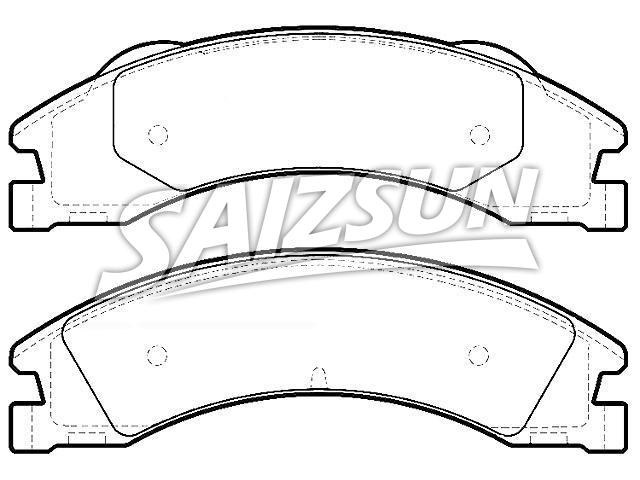 刹车片 Brake Pad Set:8C2Z-2200-A