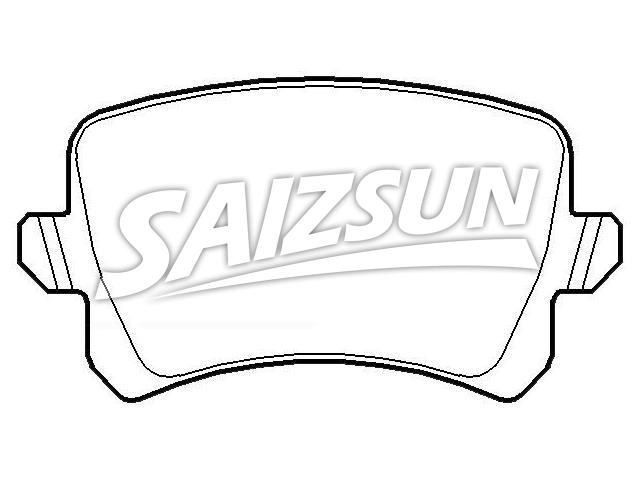 刹车片 Brake Pad Set:1K0 698 451 L