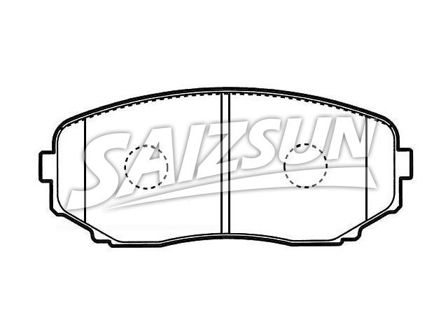 刹车片 Brake Pad Set:L2Y6-33-23Z