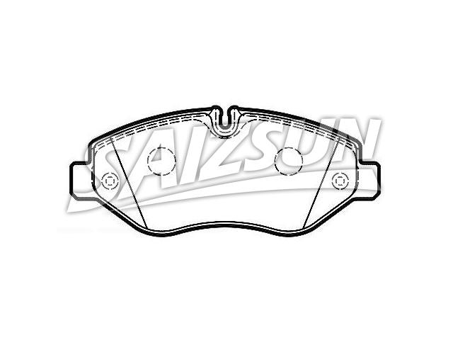 刹车片 Brake Pad Set:42555881