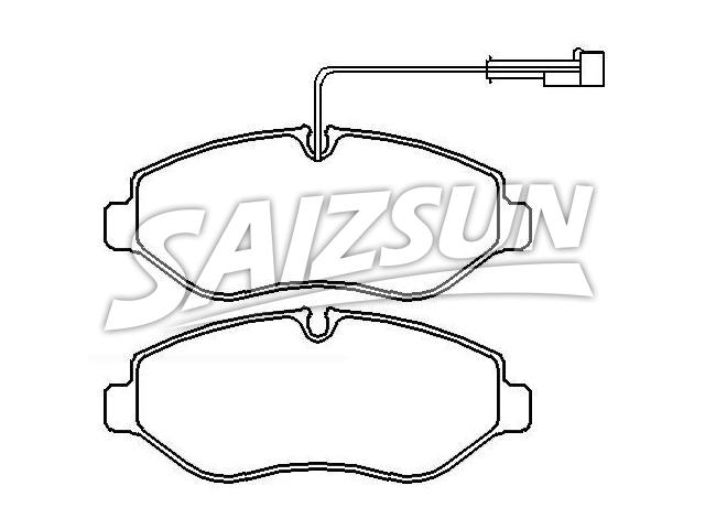 刹车片 Brake Pad Set:D1060-BM600