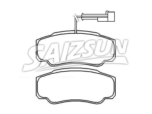 刹车片 Brake Pad Set:D4060-MA000