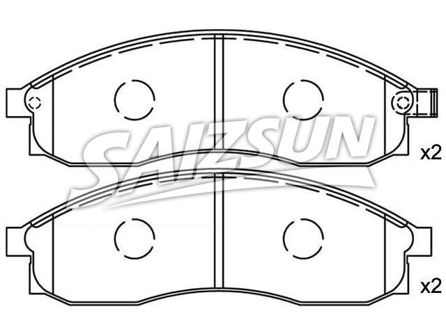 刹车片 Brake Pad Set:41060-AA190