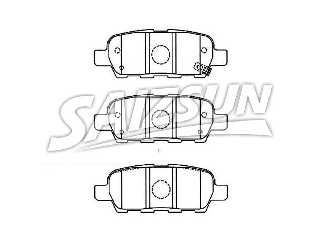 刹车片 Brake Pad Set:D4060-JA00A