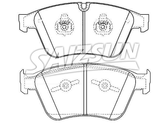 刹车片 Brake Pad Set:164 420 09 20