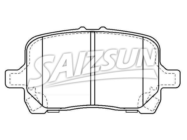 刹车片 Brake Pad Set:15243704
