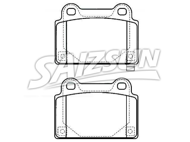 刹车片 Brake Pad Set:4605A584