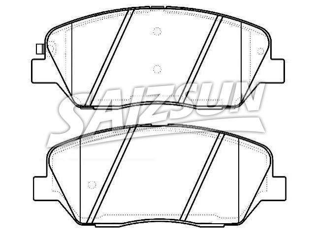 刹车片 Brake Pad Set:58101-2JA00